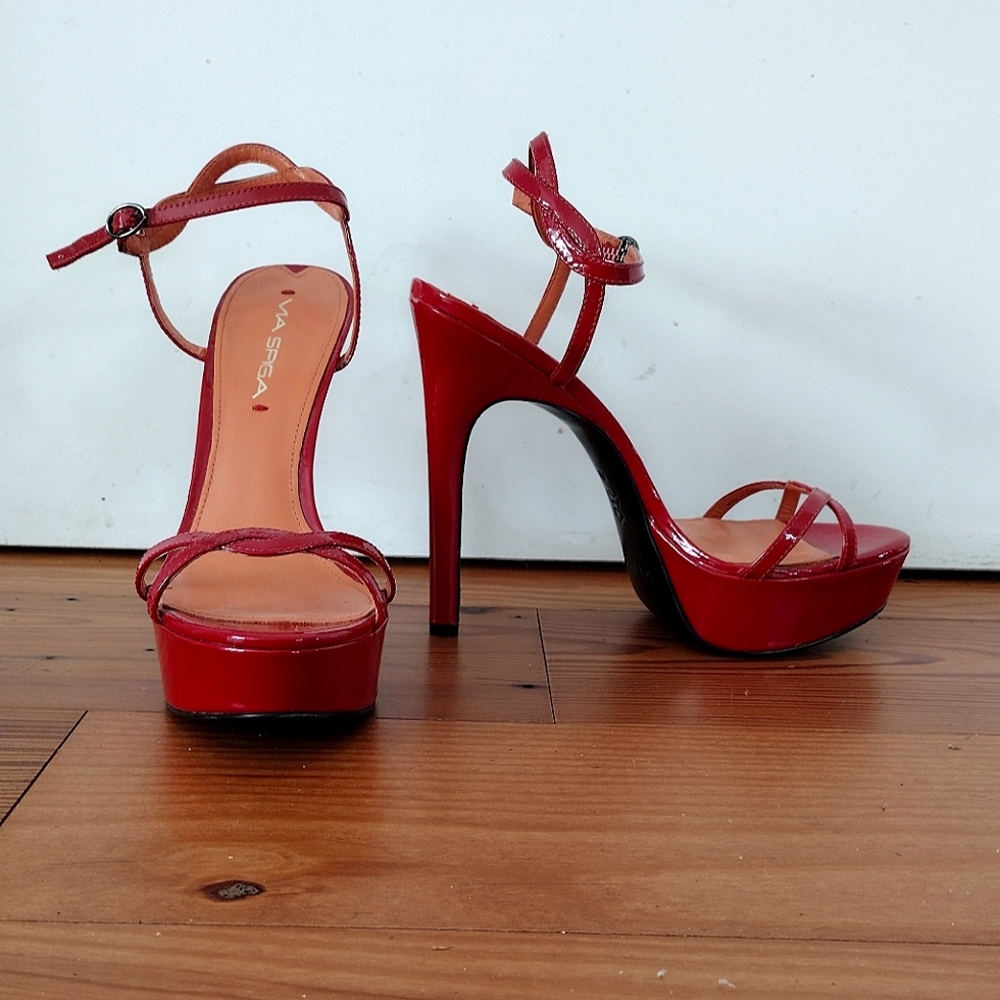 Via Spiga Red Heels Elegant Shoes
